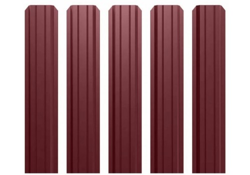 Евроштакетник Классик Красное вино (3005) 95 мм