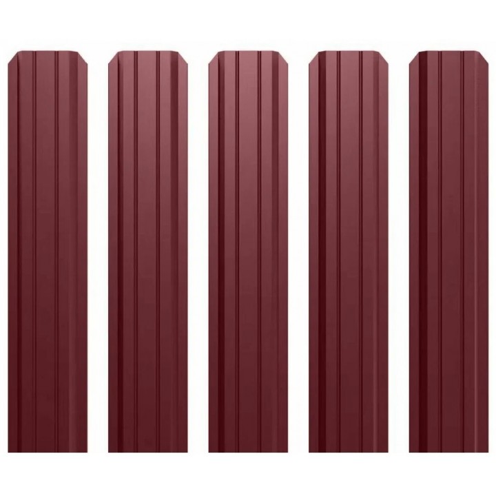 Евроштакетник Классик Красное вино (3005) 95 мм