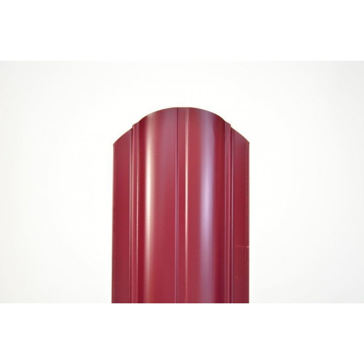 Евроштакетник Гранд  цвет Красное вино (3005) ширина 100 мм