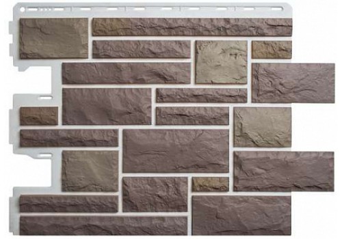 Фасадная панель Альта-Профиль серия Камень Пражский, цвет 03