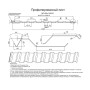 Профилированный лист МП-20х1100 (VikingMP E-20-7024-0.5)