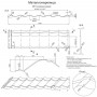 Металлочерепица МП Супермонтеррей (PURETAN-20-8017-0.5)